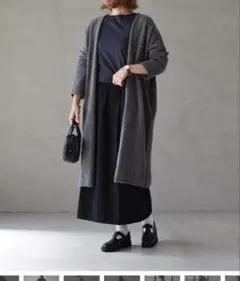 週末値下げ　evam eva ウールロングカーディガン　ヨーガンレール好きさん 週末値下げ evam eva ウールロングカーディガン ヨーガンレール好き