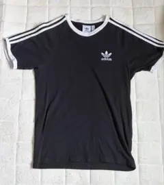 adidas Originals 3ストライプ Tシャツ ブラック