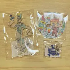 【匿名配送】プリパラ 夢川ショウゴ アクスタ コースター [グッズ3点］
