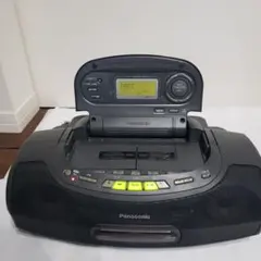 動作品 パナソニック ダブル カセット ラジカセRX-FT550 電池コード
