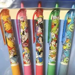 【新品未開封】ディズニー ジェットストリーム 5本セット 0.5mm 黒インク