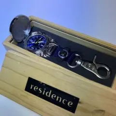 訳あり】】residence レジデンス 懐中時計 スイス製 コンパス付 - メルカリ