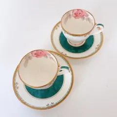NARUMI ナルミ ボーンチャイナ カレス　カップ＆ソーサー　ペア