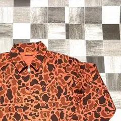 COOKMAN デリバリージャケット　カモフラ　総柄　迷彩　レッド　ストリート