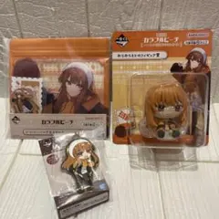 カラフルピーチ 1番くじ　えとさん3点セット　フィギュア・ラバチャ・ステッカー