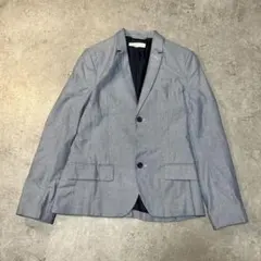 H&Mライトブルーテーラードジャケット　ヴィンテージ