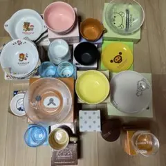 リラックマ ローソン 食器 ボウル 皿24点セット まとめ売りジョーシンミッド