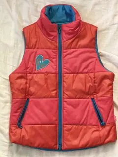 ビバハートゴルフレディースウェア　VIVA HEARTベスト　中綿ベスト赤