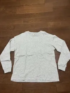 FRUIT OF THE LOOM グレー 長袖カットソー M