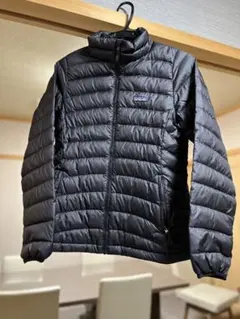 な*さ様 美品　パタゴニア ダウンセーター　レディースS〜M相当　ブラック　キッ