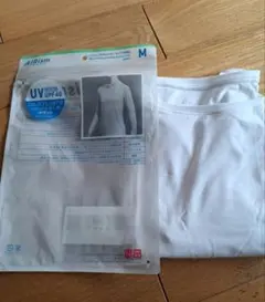 エアリズム　シルクブレンド UVカット クルーネックT 長袖