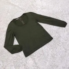 ミュウミュウ　miu miu　ニット　セーター　カットソー　長袖　イタリア製　M