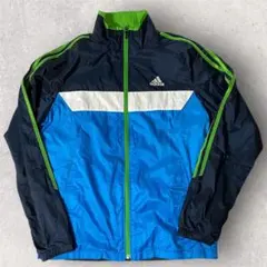 美品　adidas ジャンパー ブルゾン ウィンドブレーカー M サッカー　派手
