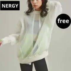 ❤美品❤NERGY BPダブルラッセルメッシュプルオーバーゆったりオーバーサイズのサムネイル