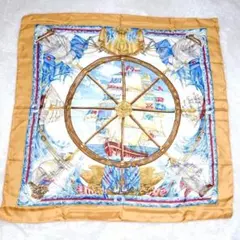 希少品・エルメス（Hermès）・「ROSE DES SABLES」・カレ90 - メルカリ