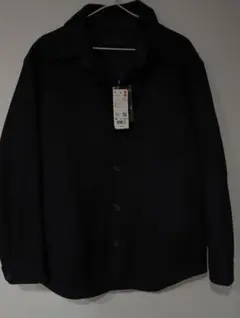 UNIQLO オーバーシャツジャケット ネイビー M