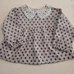 tete a tete 90 95 レース襟長袖コーデュロイシャツ長袖カットソー