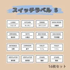 なな様専用／スイッチラベル⑤