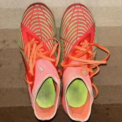 adidas PREDATOR サッカースパイク オレンジ - メルカリ