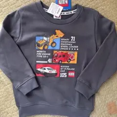 新品未使用　トミカ　長袖　裏毛トレーナー スウェット　車