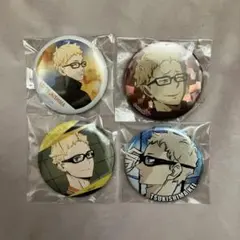 ハイキュー 月島蛍 ゴミ捨て場の決戦 OFD ホログラム 横断幕 缶バッジ