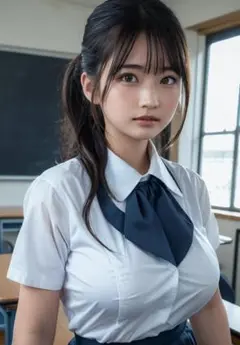 AIグラビア生写真 美女シリーズ №AN44【L版サイズ】高品質生写真