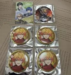 シクフォニ みこと　缶バッジ5個　ボイソングカードの6点セット