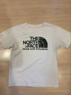 THE NORTH FACE ノースフェイス　カモフラロゴ Tシャツ ホワイト