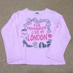 ブランシェス♪ロンT 長袖カットソー ピンク 130cm