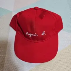 agnès b. 赤 キャップ