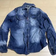 DSQUARED2 ダメージデニムシャツ