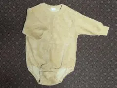 birthday DAILY FINE ベージュ コーデュロイロンパース 80