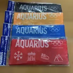 AQUARIUS オリジナル スポーツギアバッグ ４個セット