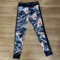 MIKANO フラワープリント ヨガパンツ フリーサイズ