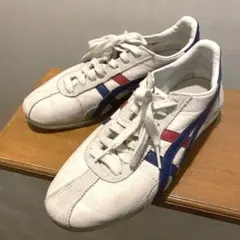Onitsuka Tiger スニーカー ホワイト/ネイビー/レッド27サイズ - メルカリ