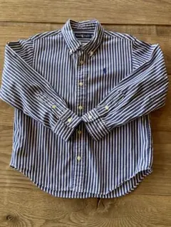 Ralph Lauren 長袖シャツ 120 ストライプ ボタンダウン
