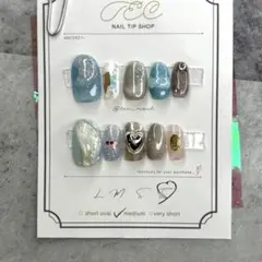 SALE〈現品〉ネイルチップ　ハンドメイド　オーダー　韓国