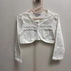 miki HOUSE フリルカーディガン 110