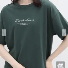 ハニーズ　グリーン ロゴプリント Tシャツ Mサイズ