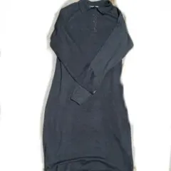 URBAN RESEARCH DOORS グレー ポロワンピース