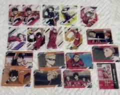 ハイキュー ゴミ捨て場の決戦 クリアビジュアルカード17枚 ＋孤爪研磨おまけ