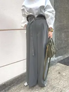 24AW セルフォード ウールライクサロペット グレー S - メルカリ