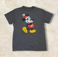 【Disney ミッキーマウス サンタクロース US古着 Tシャツ メンズ】