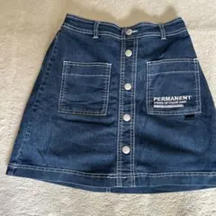 デニムキュロットスカート