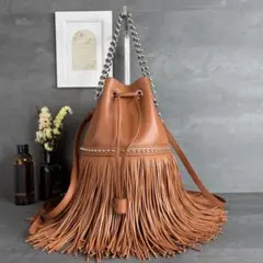 【美品】J&M DAVIDSON カーニバル 2wayショルダーバッグ フリンジ