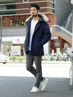 【冬物セール】CANADA GOOSE ブラックレーベル　クレストン S