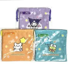 【未開封】サンリオキャラクター大賞 当りくじ 2025年 巾着 3点セット