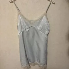 GU サテンキャミソール　LIGHT BLUE Lサイズのサムネイル