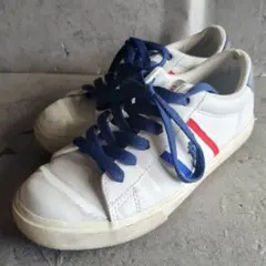 【POLO】 ポロ (23.5) J682-0919 ホワイト スニーカー