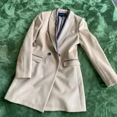 INDIVI 異素材MIXチェスターコート